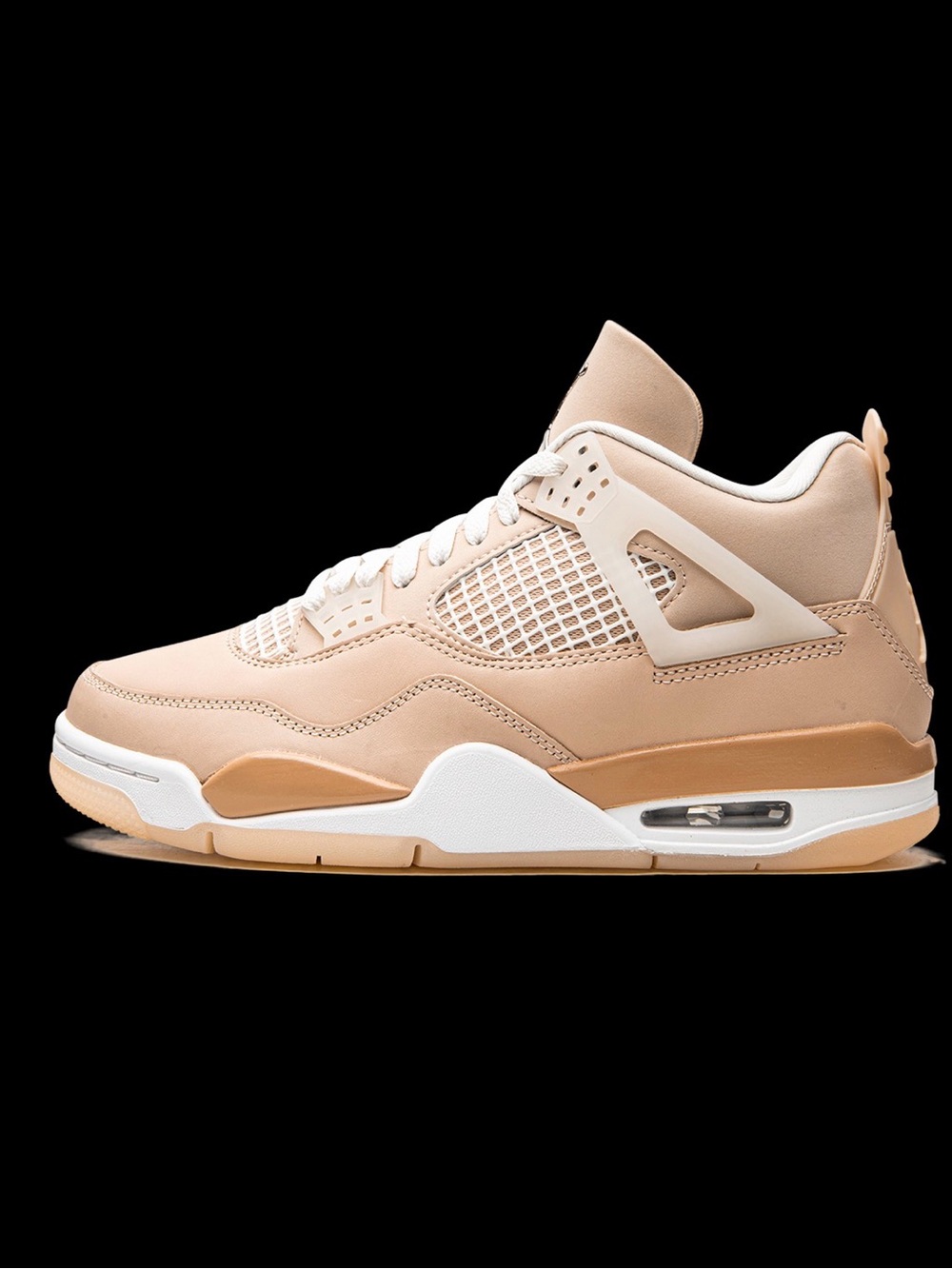 Air Jordan 4 Retro Shimmer Women’s 9 Beige Tan DJ0675-200 Sneakers